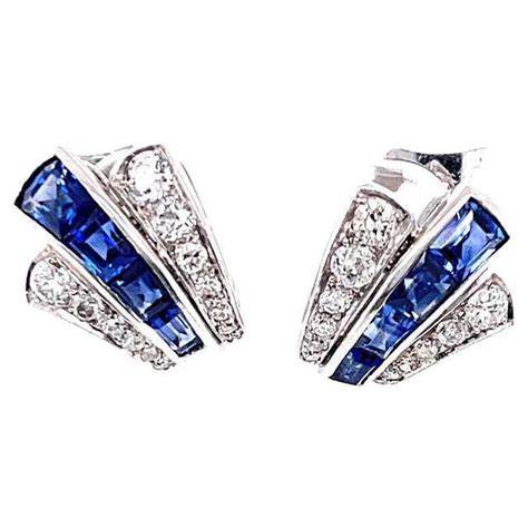 Tiffany Diamond Stud Platinum Earrings at 1stDibs | tiffany diamond ...