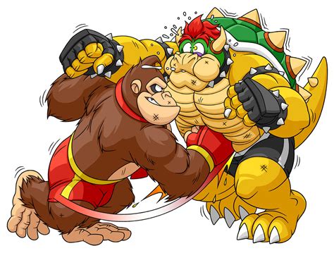 Commission: Donkey Kong vs Bowser by MatthewSmith on DeviantArt