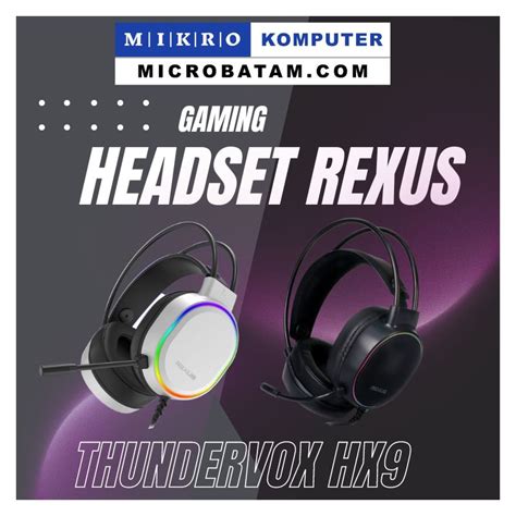 Rexus Headset Gaming Thundervox HX9