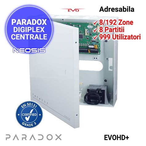 Centrala Paradox Digiplex EVOHD Plus Neosis Ro