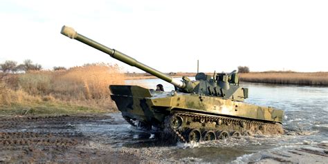 Russia Tests Amphibious Tank Sprut SDM1 In The Black Sea