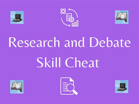 The Research and Debate Skill Cheat for the Sims 4 Discover University