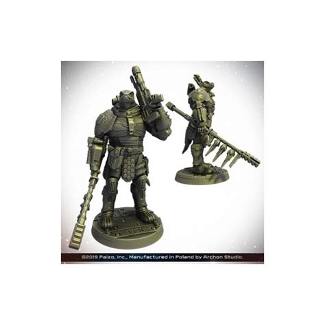 Starfinder Miniatures Obozaya Vesk Soldier Fantasyweltde Table