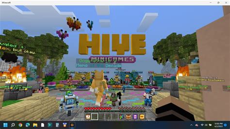 Playing Hive Mini Games Youtube