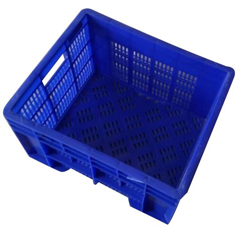 Blue Plastic Vegetable Crate Size X X Inch At Rs In