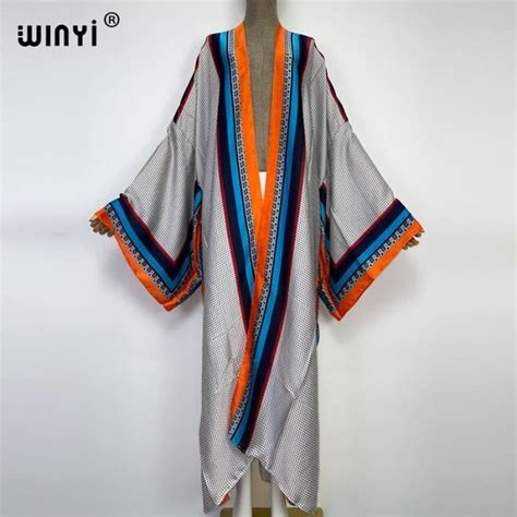 Robe de plage WINYI Cardigan à manches chauve souris pour femmes Bikini Sweet Lady Rose Boho