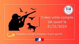 Détenteurs d armes créez votre compte SIA avant le 31 décembre 2024