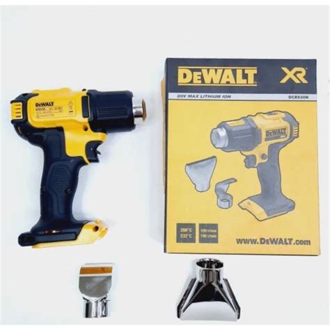 Jual Mesin Heat Gun Hot Gun Cordless 18V DEWALT DCE 530 UNIT ONLY BARE UNIT Shopee Indonesia