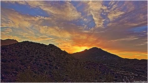 Sunset @ South Mountain , Phoenix by Kurian Thattampurath on 500px | Sunset, South mountain ...