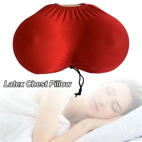 Comfort Latex Chest Pillow Breast Cushion Boob Pillow Breast Pillow Back Pillow Chest Cushion