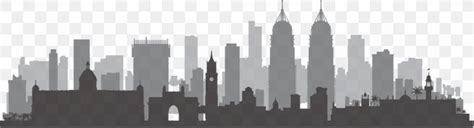 Skyline Silhouette PNG 1078x294px Skyline Art Black And White