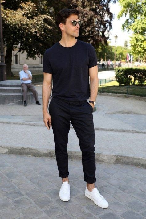 45 Men's Black Chino Outfits ideas in 2021 | black chinos, mens outfits, mens fashion