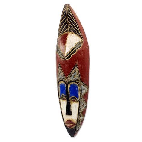 Artisan Carved Authentic African Mask From Ghana A Good Thing Novica