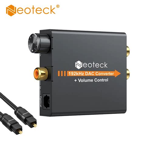 Neoteck Audio Converter Adapter Controle De Volume Digital Para