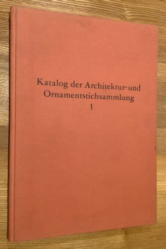 Katalog Der Architektur Und Ornamentstichsammlung Baukunst England