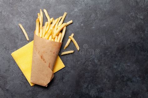 French crispy potato fries stock photo. Image of fast - 184167272