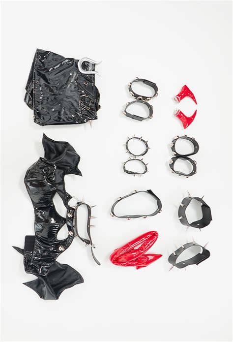 Bite Me Lightly Bat Wings Demon Sexy Lingerie Set Gothic Lingerie