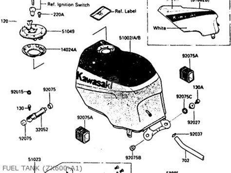 Kawasaki Zx A Europe Uk Fr Gr It Nr Sd Parts Lists And Schematics