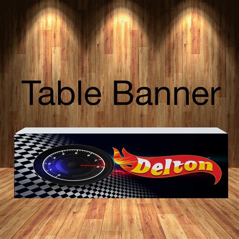 Custom Table Banner Crafted With Paper Designs