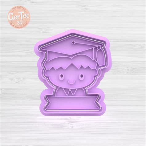 EGRESADITO Cortante Stamp Comprar En GERTEC3D