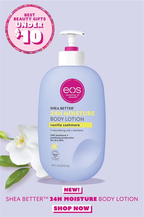 Eos Shea Better Moisture Body Lotion Vanilla Cashmere 16 Fl Oz