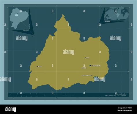 Cotopaxi provincia de Ecuador Forma de color sólido Lugares y