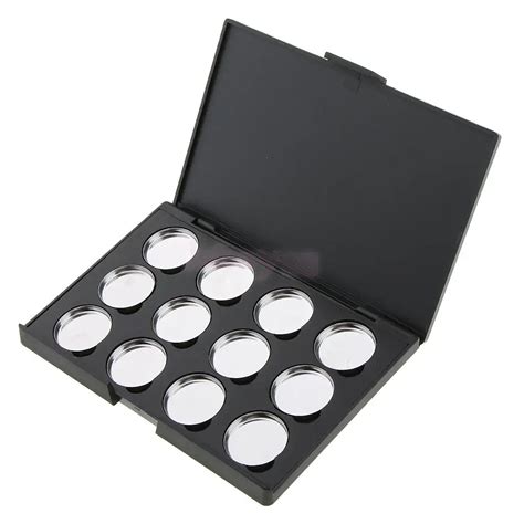 Black Empty Magnetic Palette Box Concealer Blush Eyeshadow Pressed