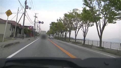 琵琶湖、湖岸道路（さざなみ街道）、彦根付近から大津方面、北から南に走ってみました！！ Youtube