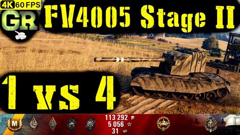 World Of Tanks FV4005 Stage II Replay 7 Kills 9 1K DMG Patch 1 4 0