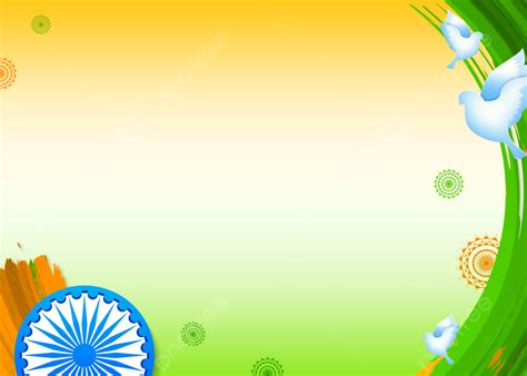 Dove Yellow Indian Independence Day Background Wallpaper Light Effect