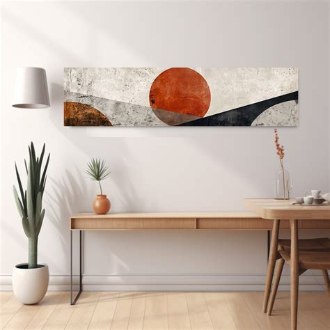 Long Horizontal Wall Art, Narrow Horizontal Wall Art, Long Narrow Wall Art, Tall Thin Canvas ...