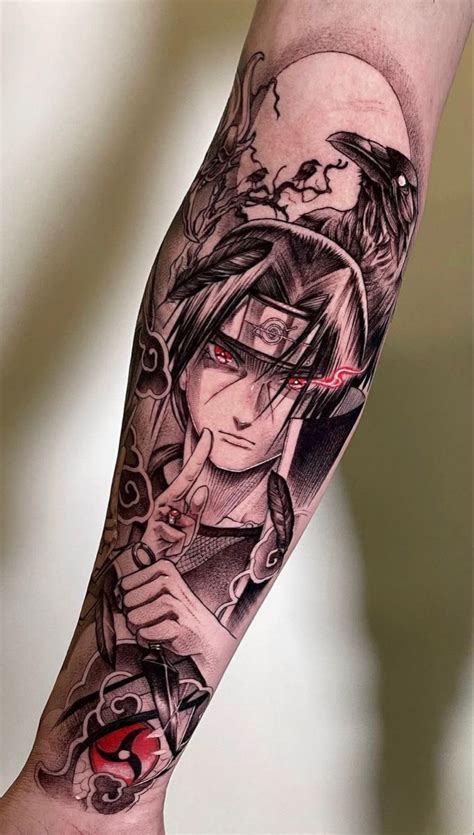 Itachi forearm tattoo | Orangetattooshop.com
