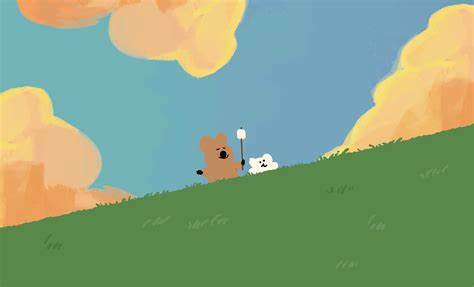 Spring Breeze | 귀여운 컴퓨터 배경화면 고화질, 갤럭시탭 배경화면, 다이노탱