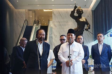 Prabowo Subianto Bertemu Surya Paloh Di Nasdem Tower Foto 5 1992984