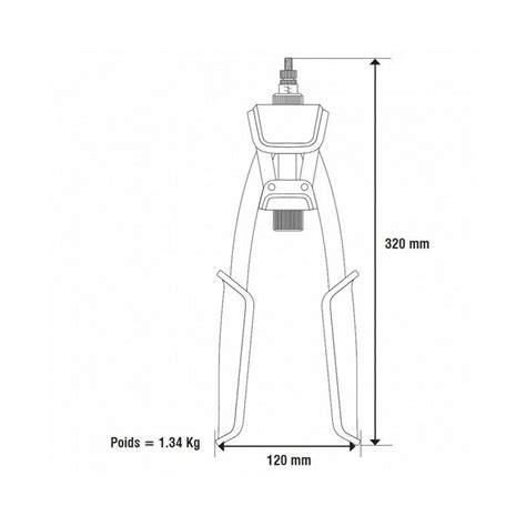 Scell it Pince à levier Scell it N200 S pour écrous à sertir M3 M8