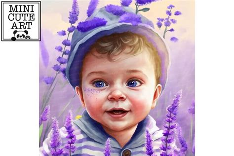 Childrens Illustration Cute Baby Watercolor Baby 2490906