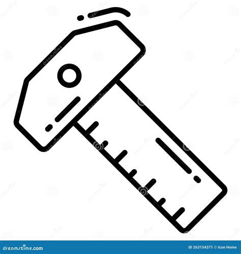 Centimeter Line Icon Ruler And Meter Measuring Tape Sign Vector