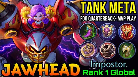 Foo Quarterback Jawhead MVP Plays With Tank Build Top 1 Global