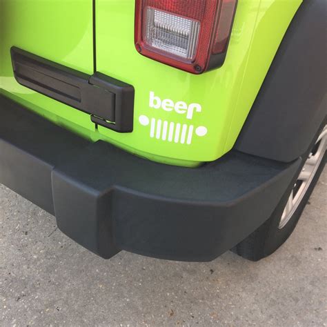 If You Turn The Jeep Logo Upside Down It Says Beer R Pics