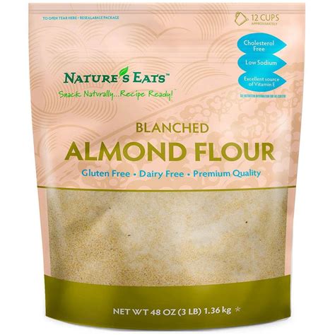 Nature S Eats Blanched Almond Flour 48 Oz