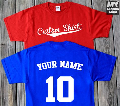 Baseball Shirt Custom T Shirt Personalized Base Ball Tee Name