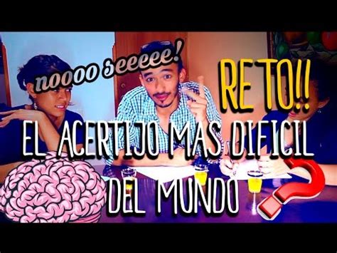 Reto El Acertijo Mas Dificil Del Mundo Youtube