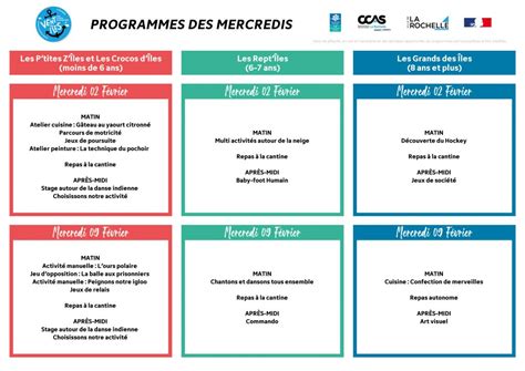 Programmes Des Mercredis De F Vrier Centre Social Culturel