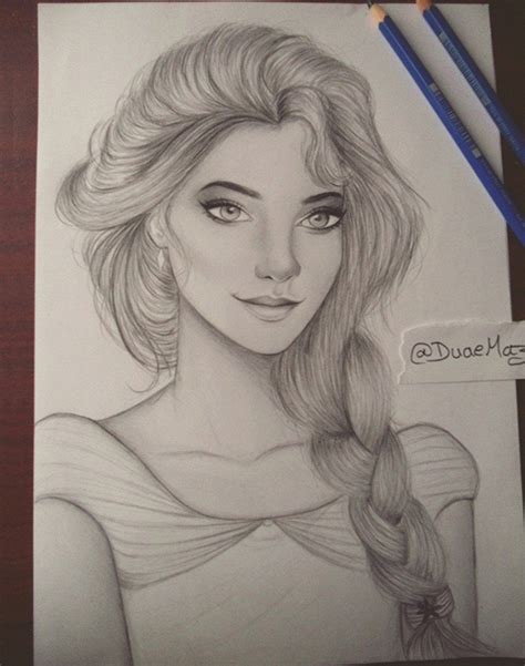 Realistic Elsa Disneyfrozen Version On Behance