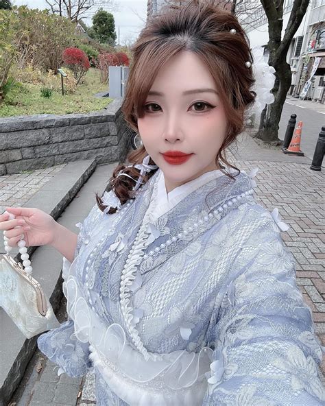 Instagram Hanabunnybunny 1p Kimono Day ️ Hanabunnybunny