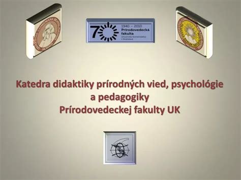 PPT Katedra didaktiky prírodných vied psychológie a pedagogiky