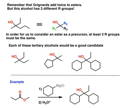 Grignard Practice Problems Synthesis Master Organic Chemistry