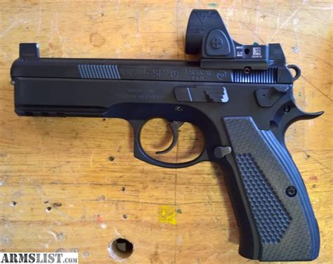 Armslist For Sale Cz Sp Tactical W Trijicon Sro And Lots More