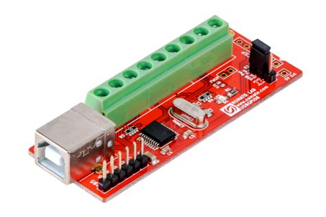 8 Channel USB GPIO Module With Analog Inputs Numato Lab