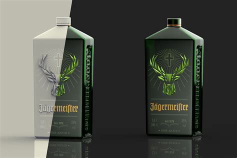 Jägermeister bottle :: Behance